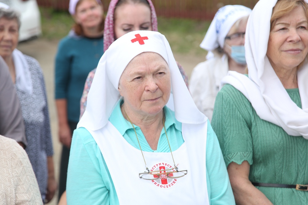 Мать села. Черданцево храм отец Константин.