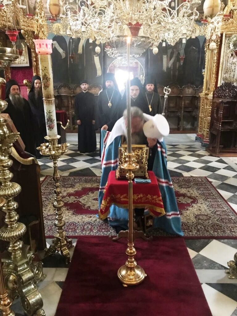 Митрополит Кирилл прибыл на Святую Гору Афон на празднования святого великомученика и целителя Пантелеимона
