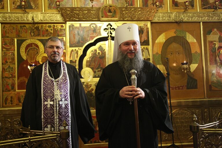 Владыка Евгений совершил всенощное бдение в Вознесенском архиерейском подворье