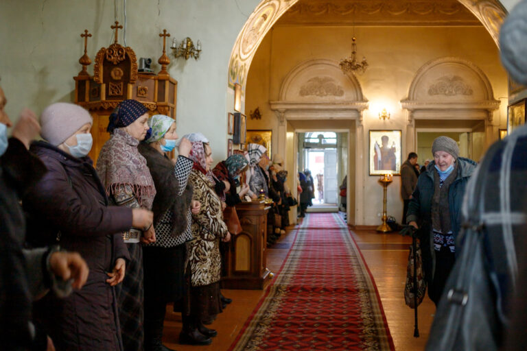 Божественная литургия и панихида в родительскую субботу третьей седмицы Великого поста