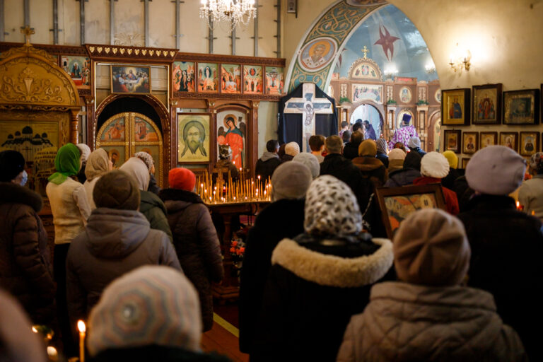 Божественная литургия и панихида в родительскую субботу третьей седмицы Великого поста