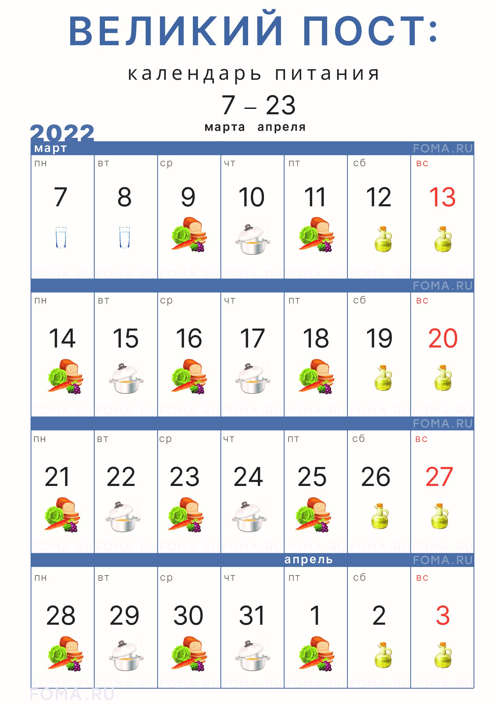 Календарь еды в пост 2024 по дням. Пост 2022 календарь. Календарь Великого поста. Великий пост 2022. Пост православный 2022.