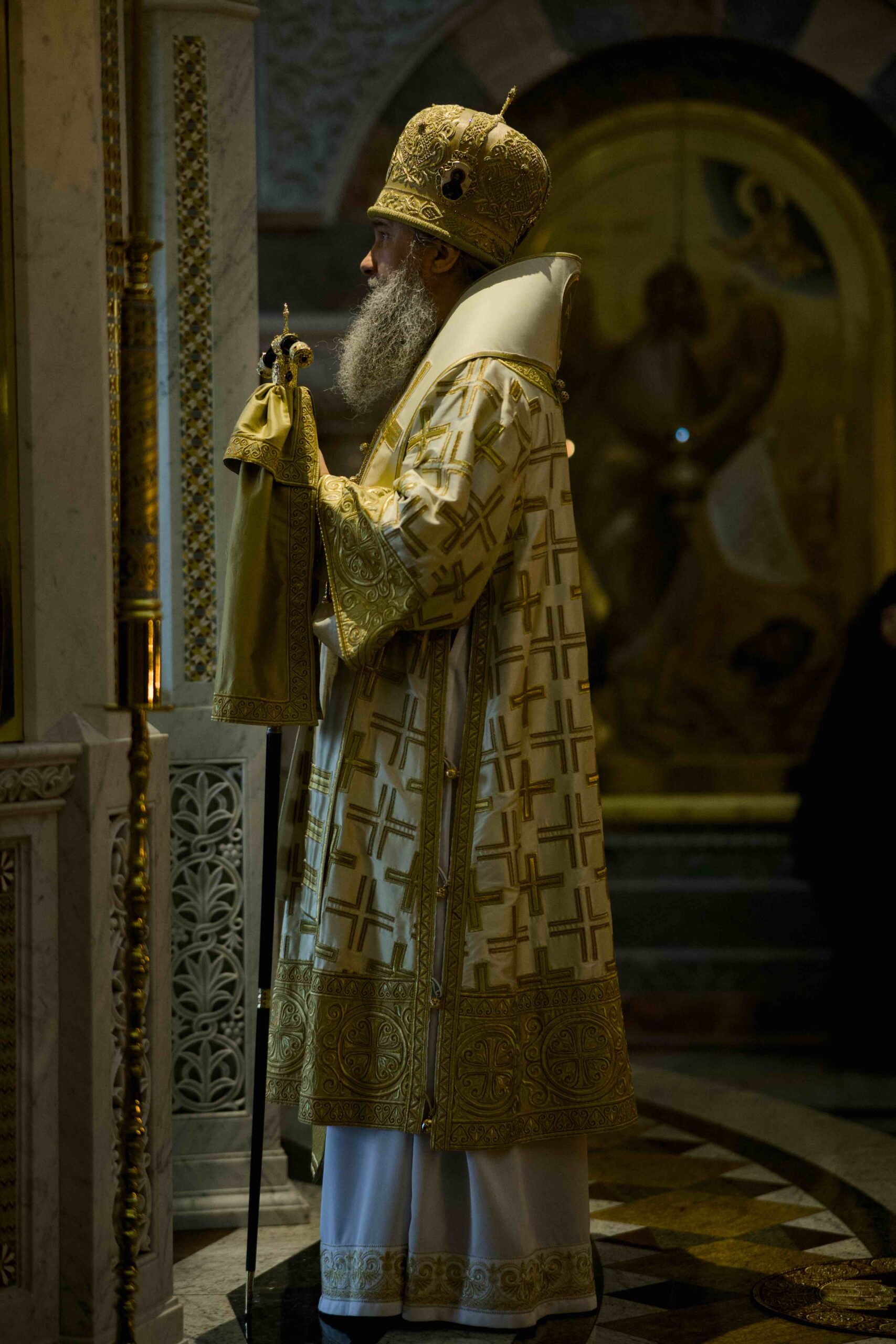 Митрополит Евгений совершил Божественную литургию в Ново-Тихвинском женском монастыре